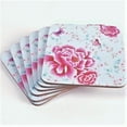 thumbnail image 2 of Ensemble de 12 Sous-Verres Carrés Iris, 2 of 2