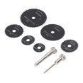 thumbnail image 2 of Hojas De Sierra Circular, Juego De Hojas De Corte De Acero De Alta Velocidad De 8 Piezas Hoja De Sierra HSS Para Taladro Eléctrico De Plástico Para Carpintería(Black), 2 of 8