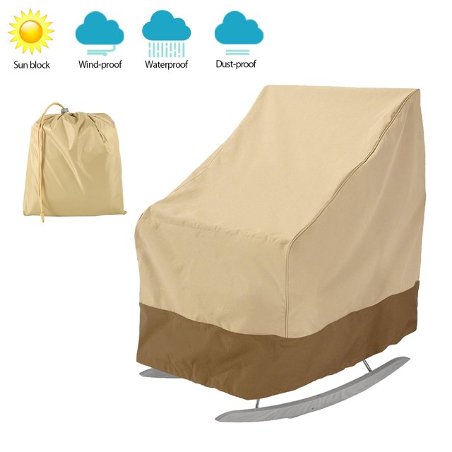 Cubierta de la mecedora del patio 420D que engrosa las cubiertas de los muebles al aire libre impermeable resistente a los rayos UV