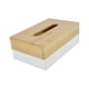 thumbnail image 4 of Servilletero de mesa con soporte para pañuelos, organizador de servilletas decorativo Blanco, 4 of 9