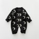 thumbnail image 1 of Spring Autumn Baby Knitted Jumpsuit Korean Baby Clothes Boy Infant Moon Jacquard Romper Girl Toddler Onesie Optional Sweater, 1 of 6