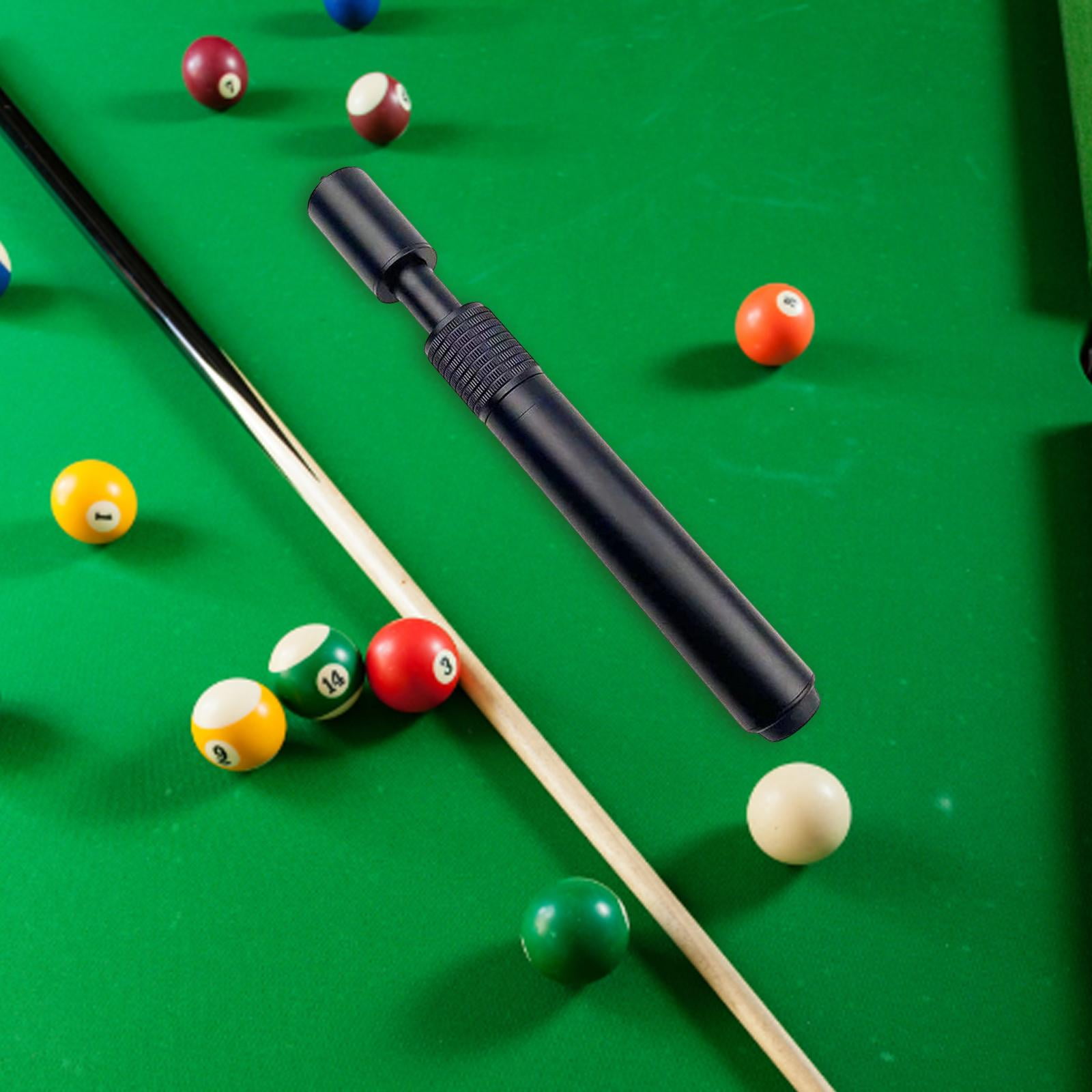 DimyFew Snooker Cue Extension, Telescopic Cue End Extension Extreme Extension Lengthener black