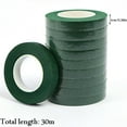 thumbnail image 3 of 1 Roll 0.39" by 30 Yard Green Floral Tape for Bouquet Stem Wrap Floral Arranging Craft Projects Corsages, Wedding Bouquet, 3 of 4