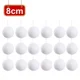 thumbnail image 3 of 60/6 piezas de bolas de Navidad grandes de espuma blanca para colgar en el árbol de Navidad, adornos de bolas redondas, decoración para el hogar, fiesta de Año Nuevo, 3 of 5