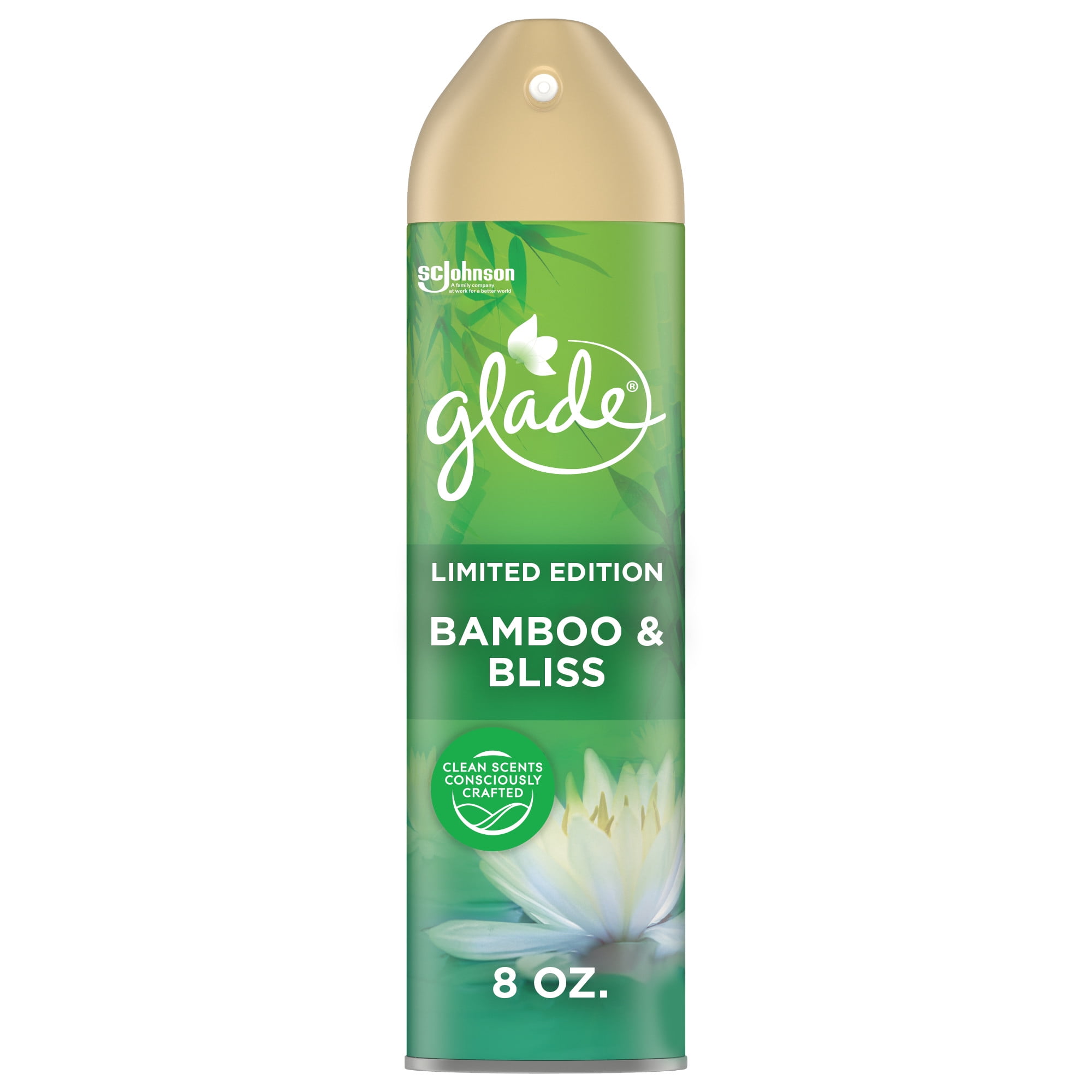 Glade Air Freshener Room Spray, Bamboo & Bliss, 8 oz