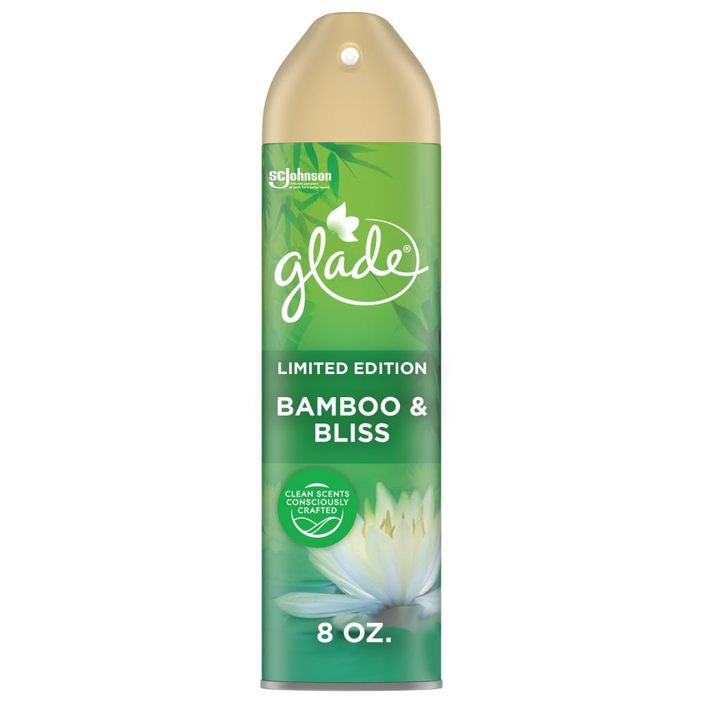 Glade Air Freshener Room Spray, Bamboo & Bliss, 8 oz