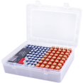 thumbnail image 1 of TRAHOO-Battery Storage Organizer Box with Battery Tester, Case Holder Container Bag Holds 90+ Batteries 40AA 50AAA (Batteries Not Include), 1 of 4