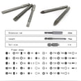 thumbnail image 1 of 50pcs 75mm Bit Security Destornillador Bits Torx Star Hex Ranurado Phillips JShteea Para estrenar, 1 of 8