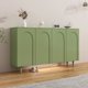 thumbnail image 2 of Zapatero estilo crema, patas de madera maciza, puerta del hogar, mueble de vestíbulo estilo Wabi-****, cerradura de balcón moderna y sencilla de gran capacidad, 2 of 4