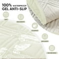thumbnail image 2 of UPONRAY Double Protection 100% Waterproof Sofa Covers for Living Room, Reversible Couch Covers for 3 Cushion Couch Sofa, Furniture Protector Sofa Cover for Dogs, Pets, Kids (X Large, Beige), 2 of 6