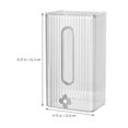 thumbnail image 5 of WASHWEPE Wall-Mounted Bathroom Tissue Holder Practical Design 1Set 8.4X4.7X4 In, 5 of 8