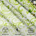 thumbnail image 3 of St Patrick''s Day Gnome Tablecloth Round 60 Inch Green Shamrock Decorative Table Cloth Holiday Washable Table Cover for Kitchen Dining Room, 3 of 8