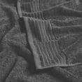 thumbnail image 4 of Linery & Co.  100% Featherspun Cotton Quick-Dry Bath Towel Hand Towel (Pack of 6) - Dark Grey, 4 of 5