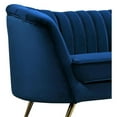 thumbnail image 3 of Meridian Furniture Margo Navy Velvet Chair, 3 of 8