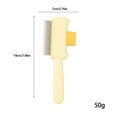 thumbnail image 2 of Pet Hair Removal Flea Comb Massaging Grooming Brush For Cleaning And Shedding Control With Multifunctional Release Button Design, 2 of 5