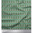 thumbnail image 1 of Soimoi Cotton Voile Fabric Geometric Ethnic Printed Fabric 1 Yard 56 Inch Wide, 1 of 3