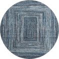 thumbnail image 2 of Addison Rugs Mayfield Premium Machine Washable Transitional Geometric Blue Round Rug, 8' x 8', 2 of 6