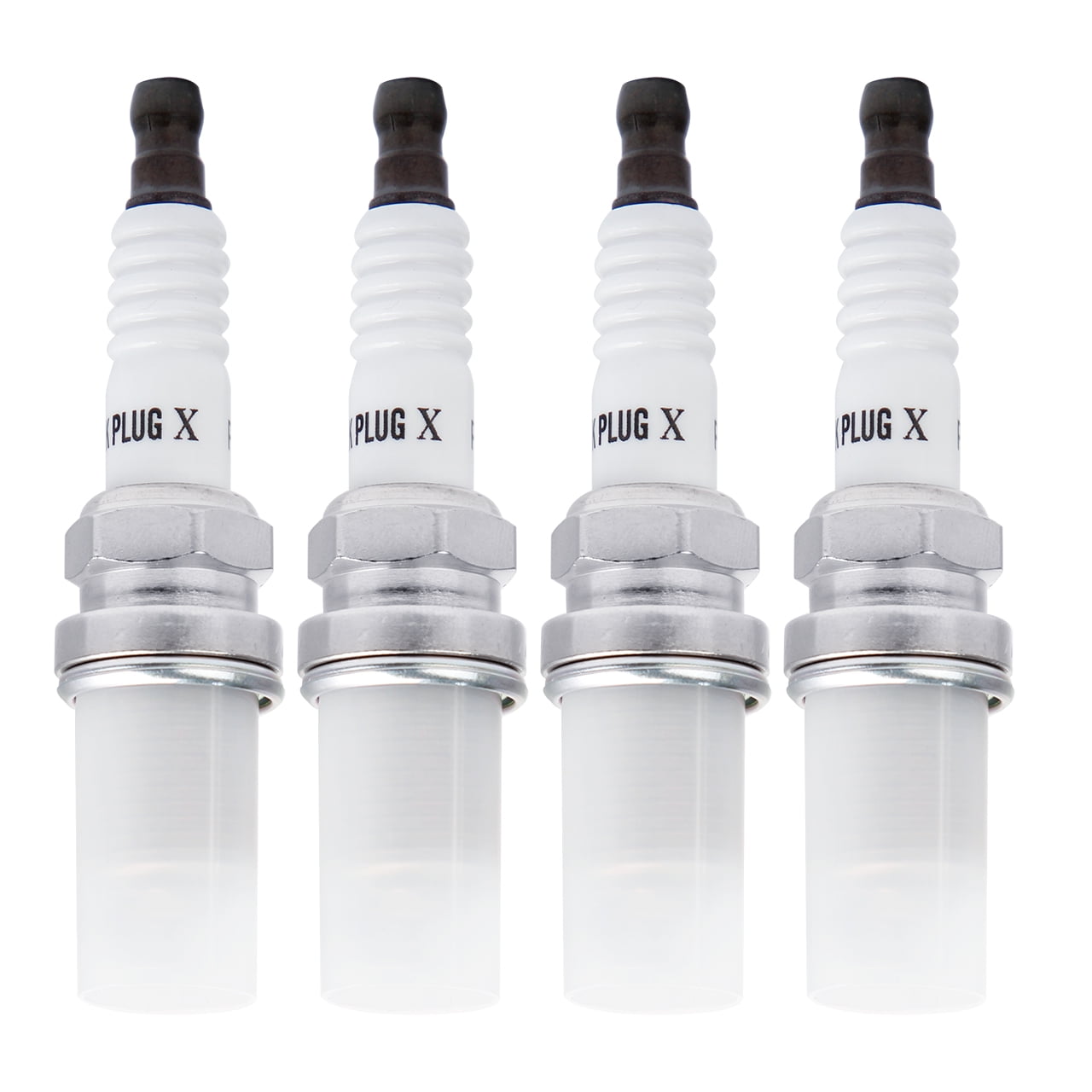 Set of 8 Ignition Coils & 8 Spark Plugs Compatible with Ford Lincoln 4.6L 5.4L V8 Replacement for DG508 (Black, Curved)