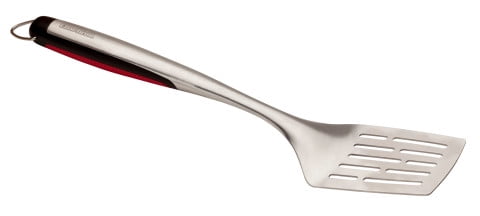 Char-Broil Comfort-Grip Stainless Steel BBQ Grill Spatula, Red and Black