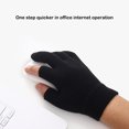thumbnail image 4 of Qarigey 1 par de guantes de protección para deportes de ciclismo, manoplas cálidas y transpirables para dedos, bicicletas para exteriores, guantes y mitones Gris Qarigey AP016660-02, 4 of 6