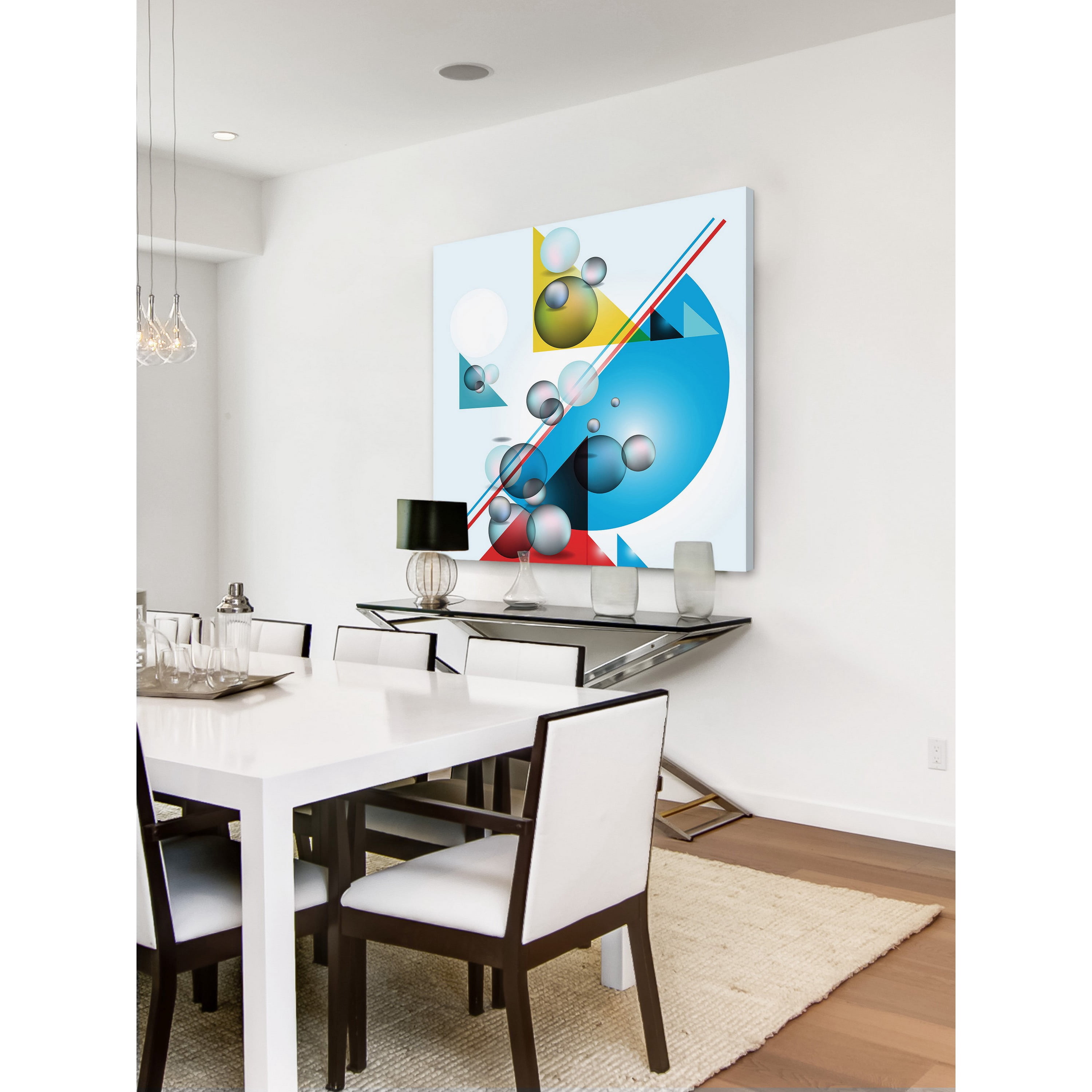 "Kinetic Design" Painting Print on Wrapped Canvas