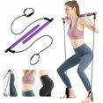 thumbnail image 1 of Portable Pilates Bar Kit with Resistance Bands, Bodybuilding Yoga, 1 of 5