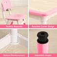 thumbnail image 6 of Height Adjustable Kids Table and 4 Chairs Set - Easy to Clean Multi-Activity Furniture for Ages 2-10 with Non-Slip Design, 6 of 7