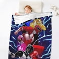 thumbnail image 5 of Power Rangers Anti-Pilling Flannel 32"X48" Super Soft Plush Air Condition Quilt Fluffy Warm Cozy Decorative Blankets, 5 of 7