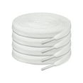 thumbnail image 2 of 2 Pairs Shoelaces Replacement Flat Laces for VEJA Esplar/Campo/V-10/V-12/V-15/Rio Branco/Minotaur/Venturi/Nova Shoes(Color:White,Size:65Inch), 2 of 5