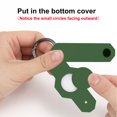 thumbnail image 4 of WILLED Waterproof Key Organizer for Airtag, Key Holder for Airtag, Compact Silicone Keychain for Apple AirTag, Includes Keyring to Attach Car Key Fob, 4 of 6