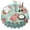 White-50, variant on Round Waterproof Tablecloth Farmhouse-Rooster Reusable Indoor/Outdoor Durable Table Cover for Kitchen and Dining Room 60 Inch X 60 Inch