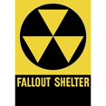 thumbnail image 2 of Cold War era fallout shelter sign Poster Print, 2 of 2