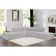 thumbnail image 2 of Meridian Furniture Arc Grey Boucle Fabric Modular Sectional, 2 of 7