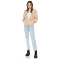 thumbnail image 2 of Cali1850 Women's Hooded Teddy Jacket, 2 of 4