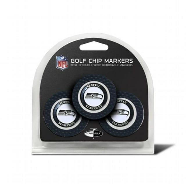 TEAM GOLF 32888 Seattle Seahawks Puce de GOLF - Lot de 3