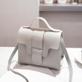 thumbnail image 2 of Sywqhk Bolso Bandolera De Color Sólido Para Mujer A La Moda, Bolso De Mano De Pu, Bolsos De Hombro (Gris) Sywqhk Para estrenar, 2 of 4