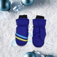 thumbnail image 2 of Monstrate 3 pares de manoplas para niños, guantes impermeables de invierno, equipo deportivo, accesorios portátiles, cómodo diseño grueso, actividades Suministros térmicos azul S, 2 of 6