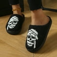 thumbnail image 7 of Gaexia Cozy Halloween Themed Women's Slippers For Winter Warm Fuzzy Indoor Outdoor Comfortable Footwear With Cute Design, 7 of 7