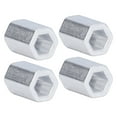 thumbnail image 4 of Espaciador hexagonal, 12 Uds., espaciador de aluminio con orificio hexagonal, junta hexagonal resistente a la corrosión para eje de Motor, diámetro interior de 8mm(16mm), 4 of 8
