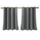thumbnail image 2 of Insulated Thermal Blackout Window Curtain Panels for Bedroom Living Room, Noise Reducing Energy Efficient Grommet Drapes with Foam Lining for Home Decor, 2 of 3