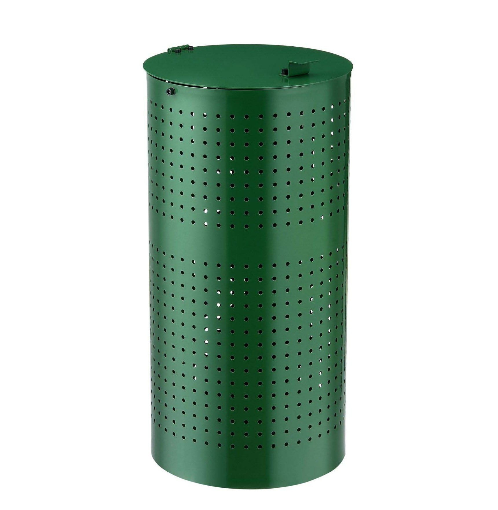 Dog Poop Trash Can 11.5 Gallons - Weatherproof Waste Bin with Lid & Bags - Pet Waste Station for Yard, Park, Commercial Use