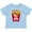 AE-Light Blue, variant on Inktastic Cute Frenchie in French Fries Boys or Girls Baby T-Shirt