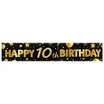 thumbnail image 2 of Golden Glittery 10th Birthday Banner with Balloon Star Firework Elements Backdrop Decoration for Birthday Party Celebrations Photography Props Happy Birthday Party Supplies Decorations, 2 of 8