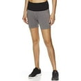 thumbnail image 2 of Reebok Womens Fitted Highrise Athletic Compression Shorts, 2 of 6