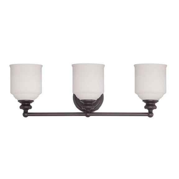 Trade Winds Randolph 3-Light Bath Light in Oil Rubbed Bronze