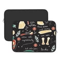 thumbnail image 3 of Bingfone Vegetable Quiche Laptop Sleeve Case 13 Inch, 360° Protective Computer Carrying Bag, 3 of 9