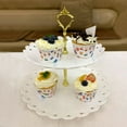 thumbnail image 4 of Cake Stand Support à Gâteau Multi-Usage à Trois Niveaux 4 Couleurs pour Mariage, 4 of 7