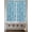 Blue, variant on Vintage Green 2 Panel Kitchen Curtains for Small Windows, Retro Botanical Abstract Art Bathroom Tier Curtain, Short Window Treatment for Bedroom/Living Room 55"x24"