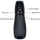 thumbnail image 2 of Dgf-23n Laser Pointer Powerpoint Presentation Remote, 2.4ghz Wireless Presenter, Long Range Usb Presentation Clicker Presenter Flip Pen para Ppt/mac/wi,11 Feliz Sencillez, 2 of 5