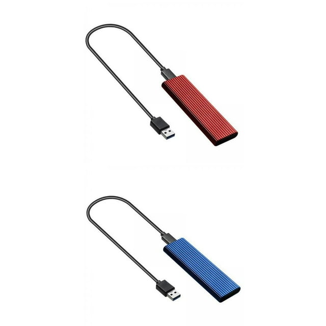 Adaptador de Cubierta de Carcasa M.2 a USB 3.0 2 Piezas Sunnimix Caso del recinto